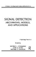 Signal Detection: Mechanisms, Models, and Applications