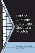 Latent Variable & Latent Structure Models