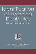 Identification of Learning Disabilities Research to Practice