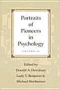 Portraits of Pioneers in Psychology: Volume VI
