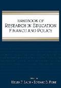 Handbook Of Research In Education Finance & Policy