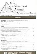 Narrating and Theorizing Activity in Educational Settings: A Special Issue Ofmind, Culture, and Activity