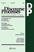 Accessibility in Text and Discourse Processing: A Special Issue of Discourse Processes