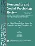 New and Current Directions in Justice Theorizing and Research: A Special Issue of Personality and Social Psychology Review