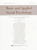 A New Look at Social Cognition in Groups: A Special Issue of Basic and Applied Social Psychology