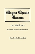 Magna Charta Barons, 1915. Baronial Order of Runnemede