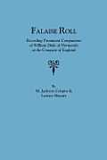 Falaise Roll, Recording Prominent Companions of William Duke of Normandy at the Conquest of England