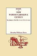 Index to 1820 North Carolina Census, Supplemented from Tax Lists and Other Sources