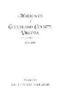 Marriages Of Goochland County Virginia