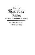 Early Kentucky Settlers