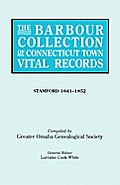 Barbour Collection of Connecticut Town Vital Records. Volume 42: Stamford 1641-1852