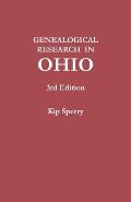 Genealogical Research in Ohio. Third Edition