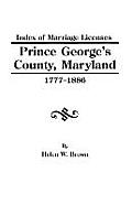 Index PR.George's Co.MD 1777-1886