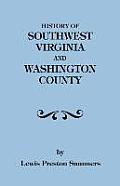 History of Southwest Virginia, 1746-1786; Washington County, 1777-1870