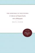 Speeches In Thucydides A Collection Of