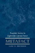 Metafact: Essayistic Science in Eighteenth-Century France