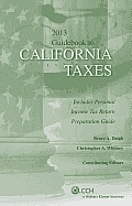 California Taxes Guidebook to 2013