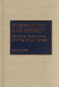 Information & Secrecy Vannevar Bush Ultra & the Other Memex Vannevar Bush Ultra & the Other Memex