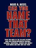 Can You Name that Team?: A Guide to Professional Baseball, Football, Soccer, Hockey, and Basketball Teams and Leagues