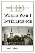 Historical Dictionary of World War I Intelligence