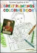 Great Paintings Coloring Book National
