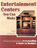 Entertainment Centers You Can Make Complete Plans & Instructions for Freestanding & Built In Models