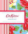 Cath Kidston Mending Kit With Thread Needle Tape Measure Pins Seam RipperWith BookletWith Scissors