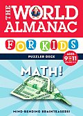 World Almanac for Kids Puzzler Deck Math Ages 9 11 Grades 4 5