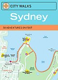 City Walks Sydney 50 Adventures on Foot With Tri Fold Introductory Card & 50 Color Maps