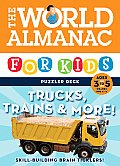 World Almanac Puzzler Deck Trucks & Trains Ages 3 5 Ages 3 5 Grade Prek K