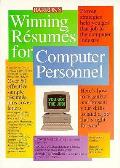 Winning Resumes For Computer Personnel