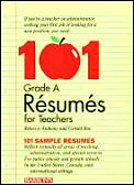 101 Grade A Resumes For Teachers