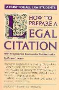 How To Prepare A Legal Citation