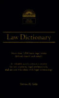 Law Dictionary 4th Edition