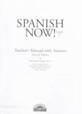 Spanish Now Level 2 Teachers Manual