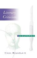 Literary Criticism An Autopsy
