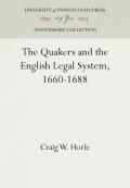 Quakers & The English Legal System 1660