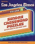 La Times Sunday Crossword Puzzles Volume 20