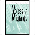 Voices of Migrants Rural Urban Migration in Costa Rica