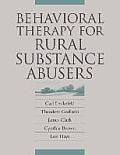 Behavioral Therapy/Rural Sbstnc-Pa