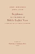 Supplement to the Index of Middle English Verse: Carleton Brown and Rossell Hope Robbins
