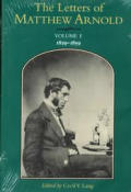 Letters Of Matthew Arnold 1829 1859 Volume 1