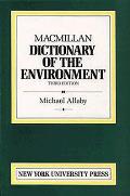 Dictionary Of The Environment 3rd Edition