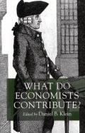 What Do Economists Contribute?