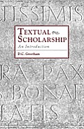 Textual Scholarship An Introduction