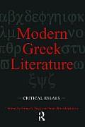Modern Greek Literature: Critical Essays
