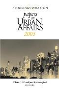 Brookings-Wharton Papers on Urban Affairs