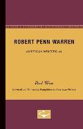 Robert Penn Warren - American Writers 44: University of Minnesota Pamphlets on American Writers