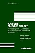 Analytic Number Theory: Proceedings of a Conference in Honor of Heini Halberstam Volume 1