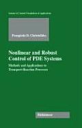 Nonlinear & Robust Control of Pde Systems